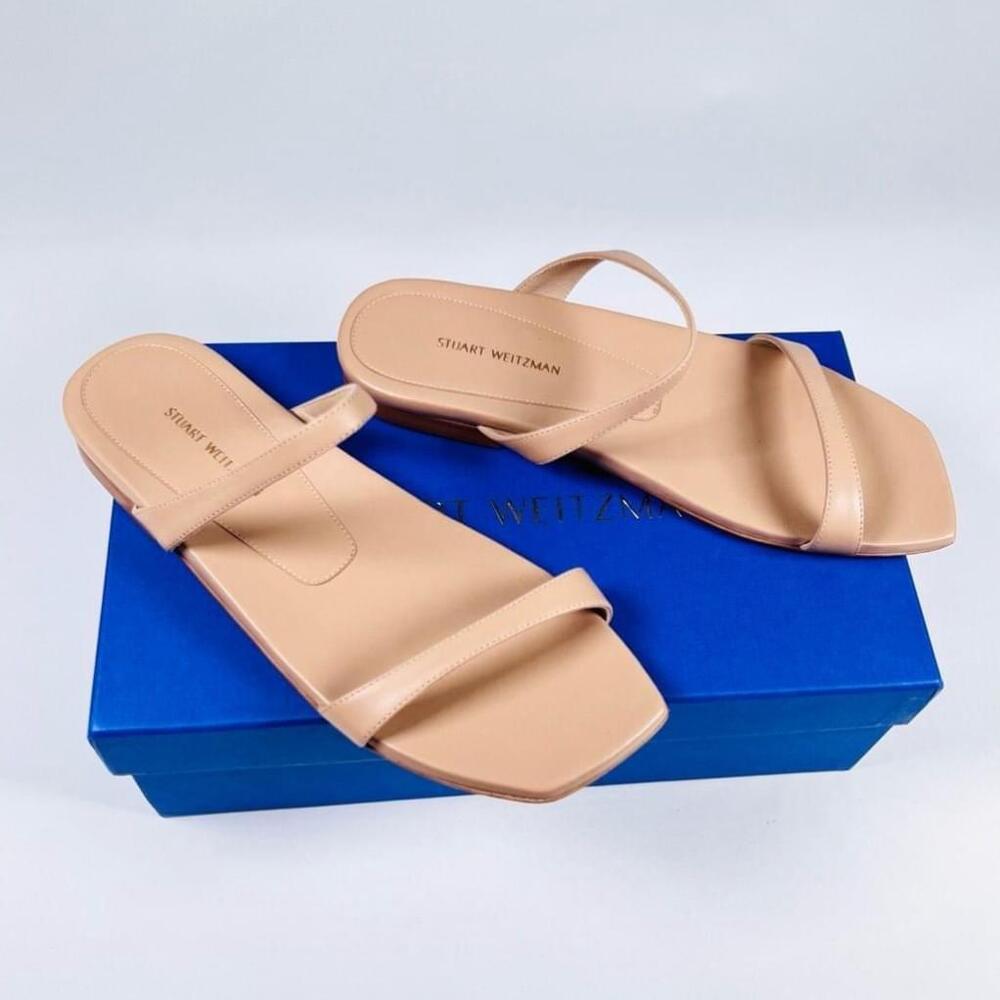 NEW! Stuart Weitzman Beige Sandals Size 7